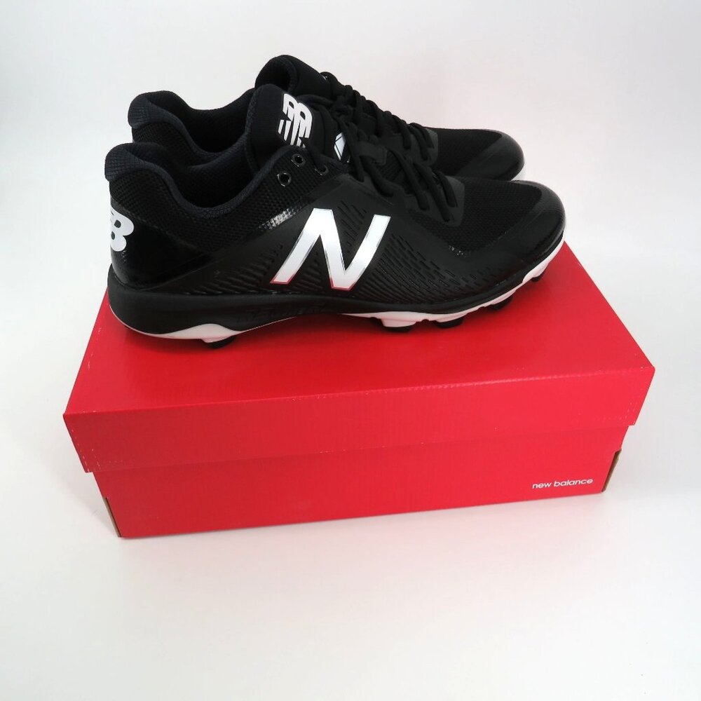 New Balance Men's Baseball Shoes Black/White Size 16 New In Box